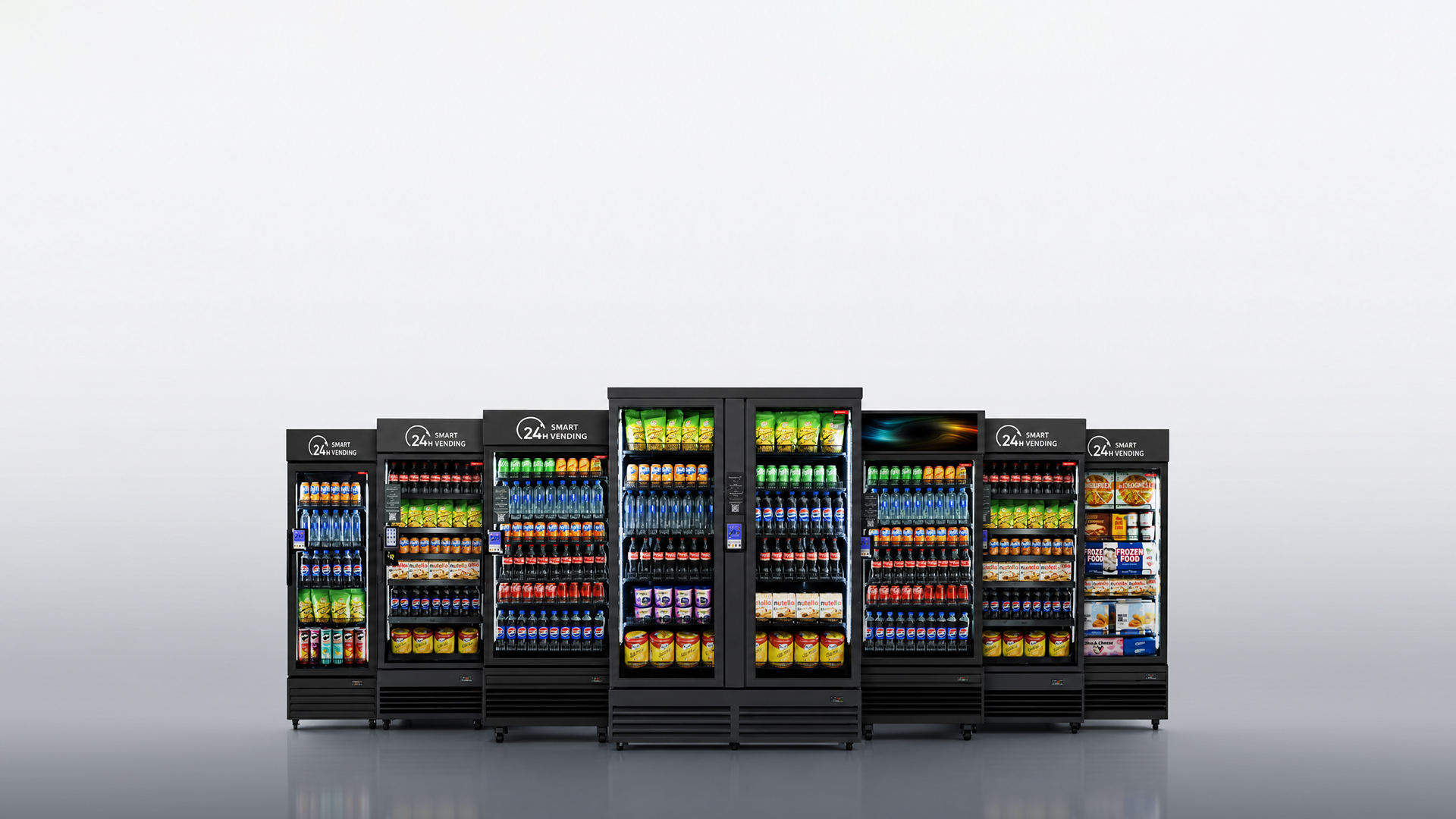 HAHA VENDING smart cooler product lineup